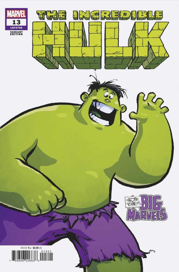 Incredible Hulk #13 Skottie Young Big Marvel Variant For Cheap