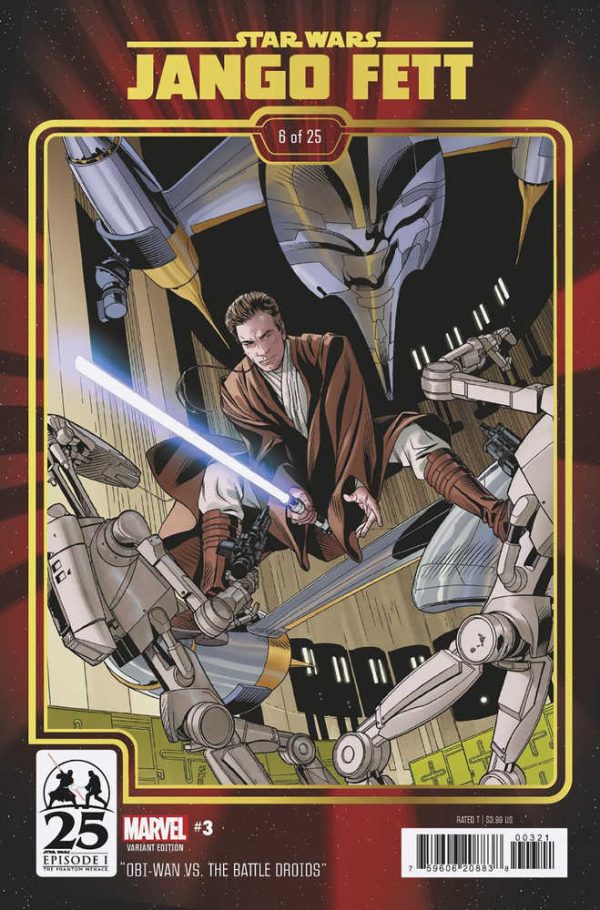 Star Wars Jango Fett #3 Chris Sprouse The Phantom Menace 25th Anniversary Variant Cheap