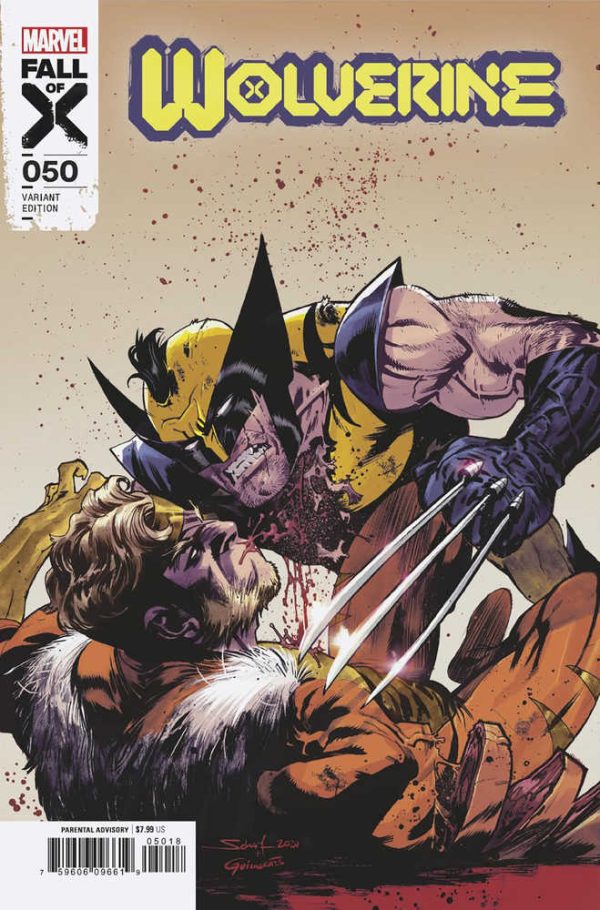 Wolverine #50 25 Copy Jonas Scharf Variant For Discount