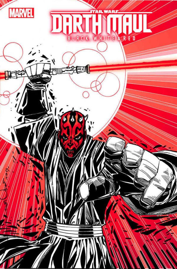 Star Wars Darth Maul Black White Red #4 Walt Simonson Variant For Discount