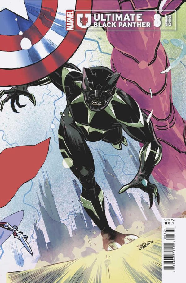 Ultimate Black Panther #8 Wes Craig Connecting Variant Online Hot Sale