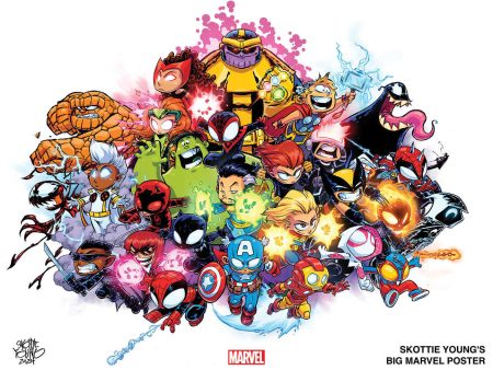 Skottie Young Big Marvel Poster For Discount