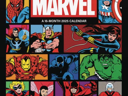 Marvel Comics 16 Month 2025 Wall Calendar Online Sale