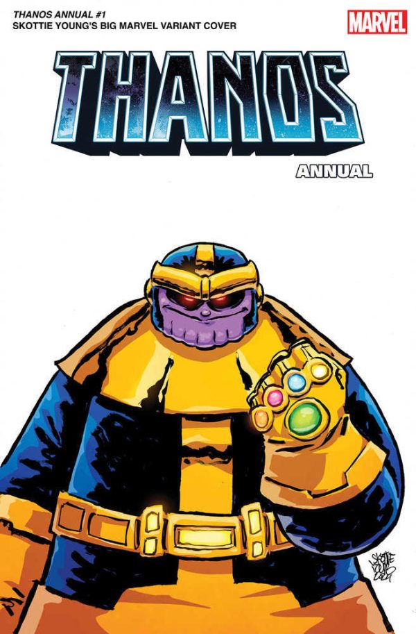 Thanos Annual #1 Skottie Young Big Marvel Variant Supply