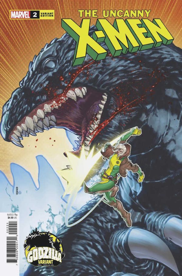 Uncanny X-Men #2 David Baldeon Godzilla Variant Online Hot Sale