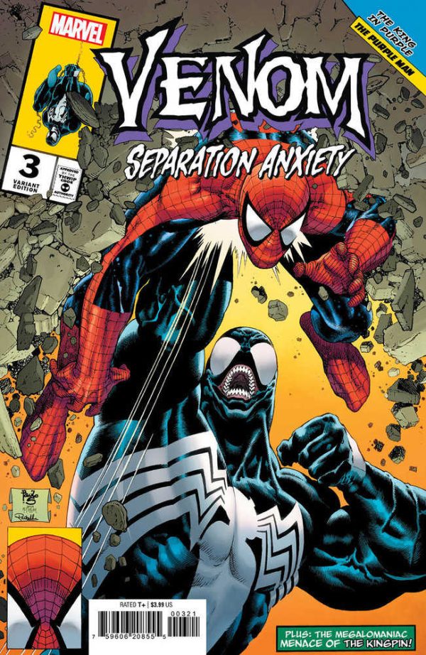 Venom Separation Anxiety #3 Paulo Siqueira Homage Variant For Discount