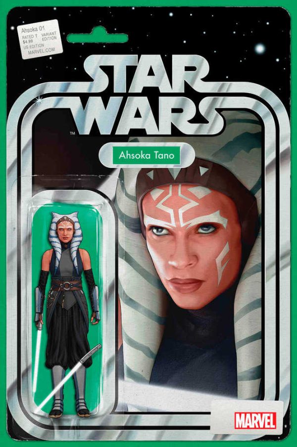 Star Wars Ahsoka #1 John Tyler Christopher Action Figure Variant For Cheap