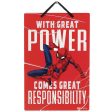 Marvel Spider-Man Power 6x8 Aluminum Sign Online Sale