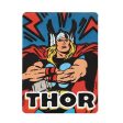 Marvel Thor Retro Embossed Metal Magnet For Cheap