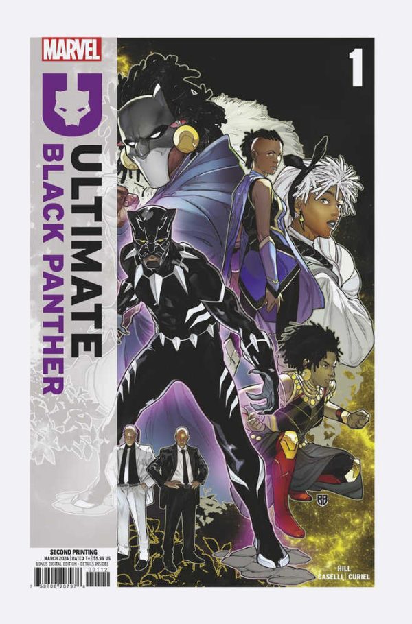 Ultimate Black Panther #1 R.B. Silva 2nd Print Variant Online Sale