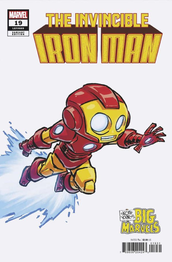 Invincible Iron Man #19 Skottie Young Big Marvel Variant Online