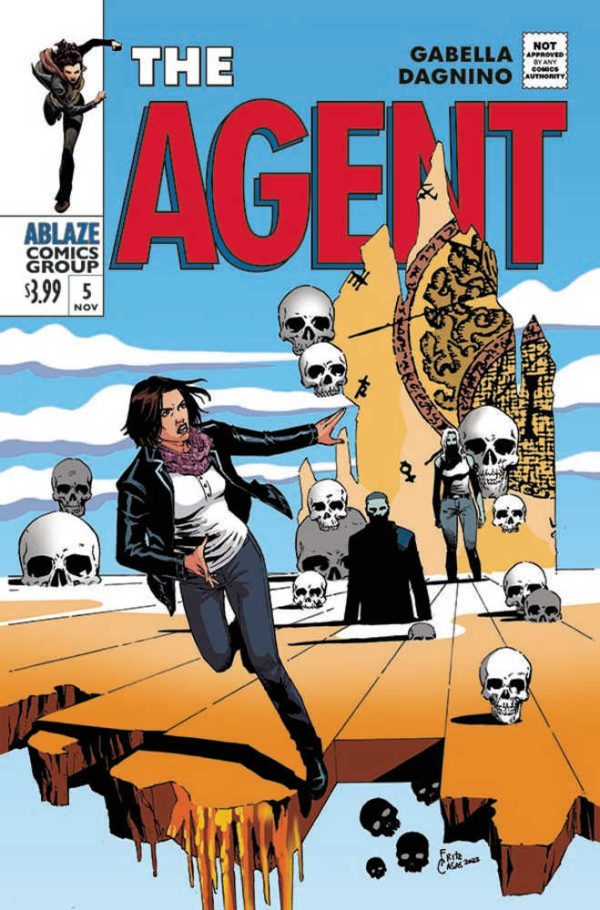 The Agent #5 Cover C Fritz Casas Shield Homage (Mature) Sale