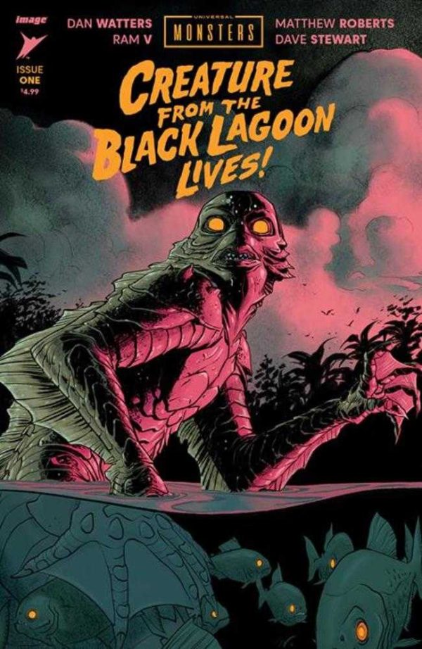 Universal Monsters The Creature From The Black Lagoon Lives #1 (Of 4) Cover A Matthew Roberts & Dave Stewart Sale