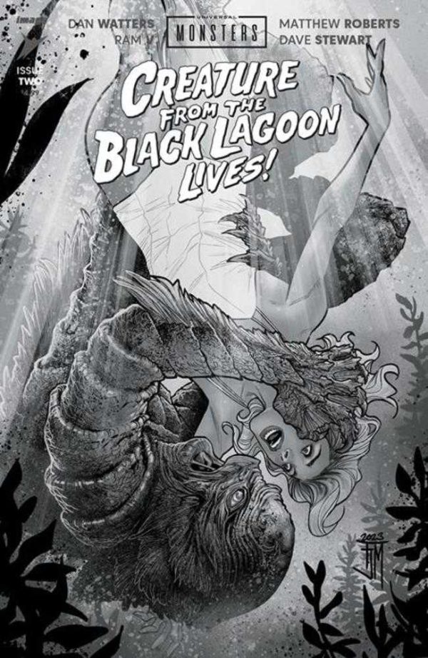 Universal Monsters Creature From The Black Lagoon Lives #2 (Of 4) Cover D 1 in 25 Francis Manapul Variant on Sale